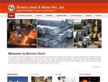 Tablet Screenshot of marotia.com